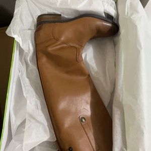 Sam Elderman Whiskey Brown Leather Tall boots size 9